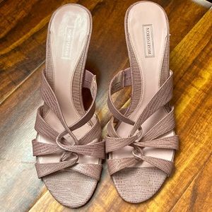 Nordstrom Sz 9 Leather dressy sandals